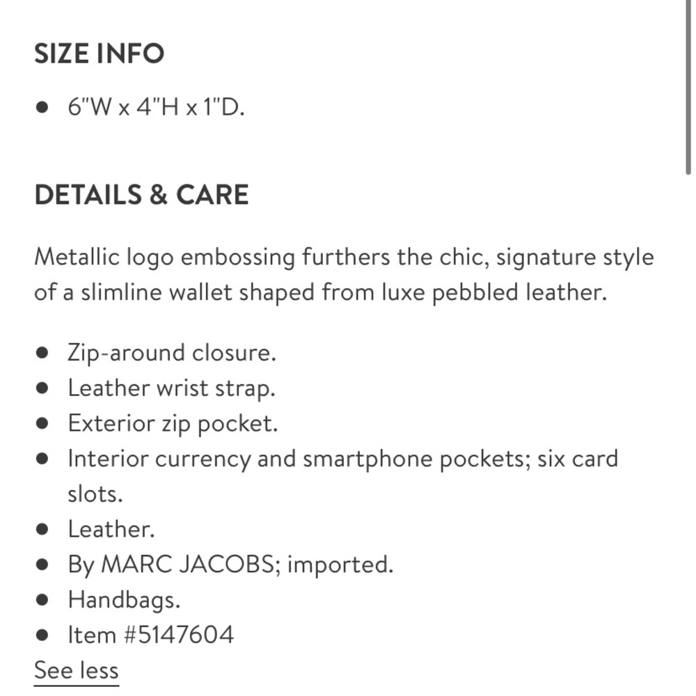 Marc Jacobs Wallet - Picture 6 of 6